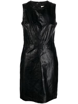 Michael Michael Kors faux leather mini dress - Black