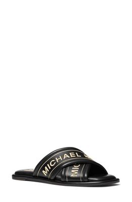 MICHAEL Michael Kors Gideon Slide Sandal in Black