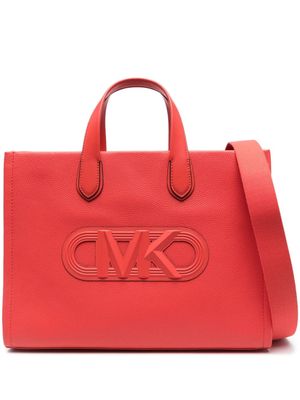 Michael Michael Kors Gigi leather tote bag - Red