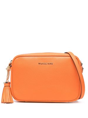 Michael Michael Kors Ginny leather crossbody bag - Orange