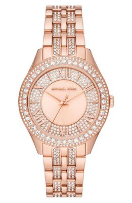 MICHAEL Michael Kors Harlowe Crystal Pavé Bracelet Watch