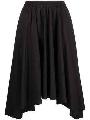 Michael Michael Kors high-waisted asymmetric-hem skirt - Black