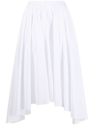 Michael Michael Kors high-waisted asymmetric-hem skirt - White