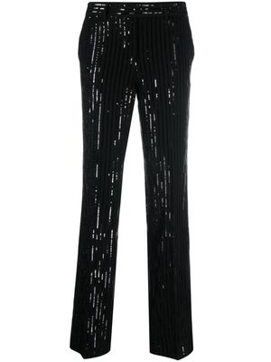 Michael Michael Kors high-waisted sequin trousers - Black