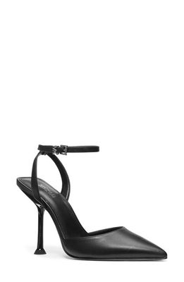 MICHAEL Michael Kors Imani Pointed Toe Ankle Strap Pump in Black