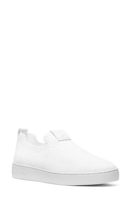 MICHAEL Michael Kors Juno Knit Sneaker in Optic White