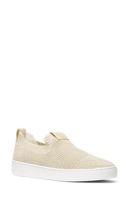 MICHAEL Michael Kors Juno Knit Sneaker in Pale Gold