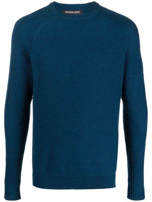 Michael Michael Kors knitted crew-neck jumper - Blue