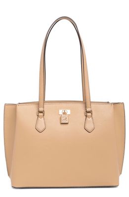 MICHAEL Michael Kors Large Ruby Leather Tote in Camel
