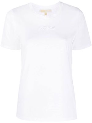 Michael Michael Kors logo-embroidered T-shirt - White