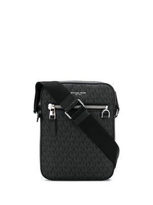 Michael Michael Kors logo print crossbody bag - Black