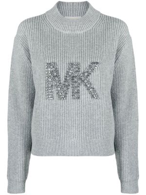 Michael Michael Kors logo-print jumper - Grey