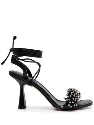 Michael Michael Kors Lucia 70mm strappy leather sandals - Black