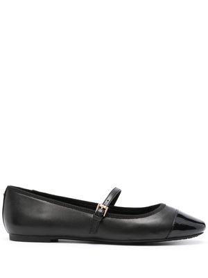 Michael Michael Kors Mae leather ballerina shoes - Black