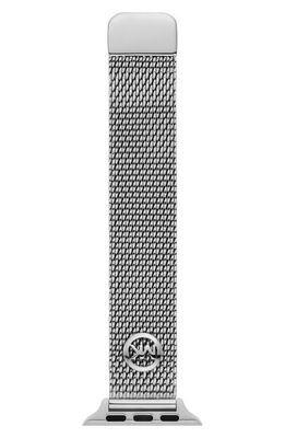 MICHAEL Michael Kors Mesh 20mm Apple Watch® Watchband in Silver