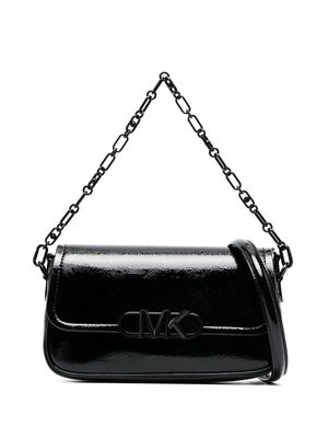 Michael Michael Kors Parker leather shoulder bag - Black