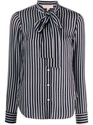 Michael Michael Kors pussy-bow collar shirt - Black