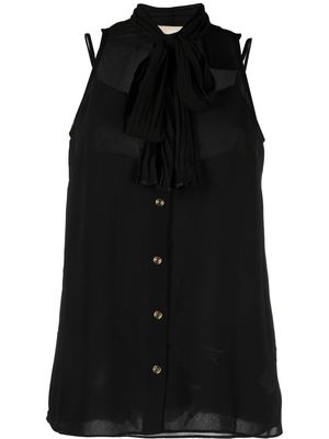 Michael Michael Kors pussybow-collar blouse - Black