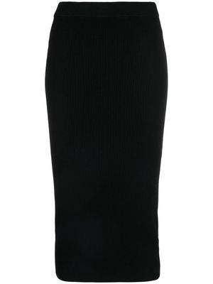 Michael Michael Kors rib-knit pencil skirt - Black