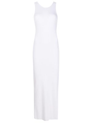 Michael Michael Kors ribbed-knit maxi dress - White