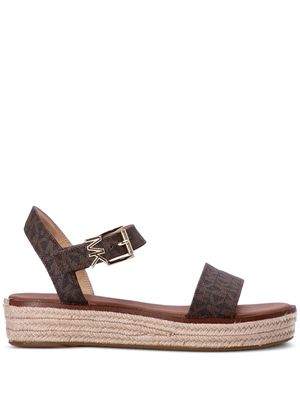 Michael Michael Kors Richie leather espadrilles - Brown