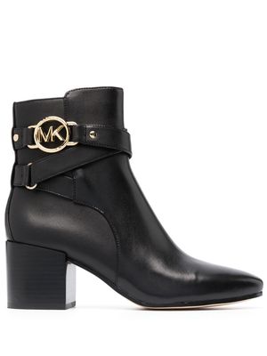 Michael Michael Kors Rory mid-rise leather boots - Black