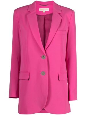 Michael Michael Kors single-breasted wool blazer - Pink