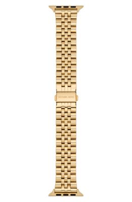MICHAEL Michael Kors Stainless Steel 22mm Apple Watch® Bracelet Watchband in Gold
