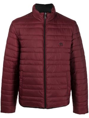 Michael Michael Kors stripe-quilted padded jacket - Red