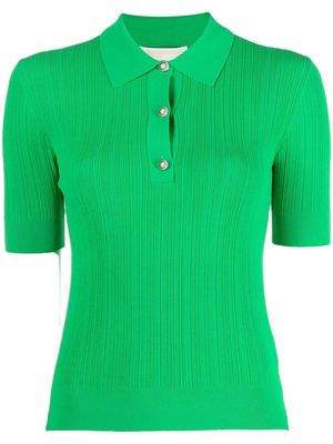Michael Michael Kors textured button-placket polo shirt - Green