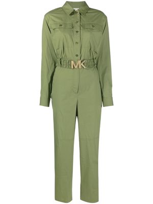 Michael Michael Kors utility belted jumpsuit - Green