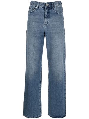 Michael Michael Kors washed straight-leg jeans - Blue