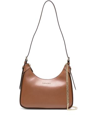 Michael Michael Kors Wilma leather shoulder bag - Brown