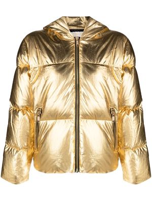 Michael Michael Kors zip-fastening padded jacket - Gold