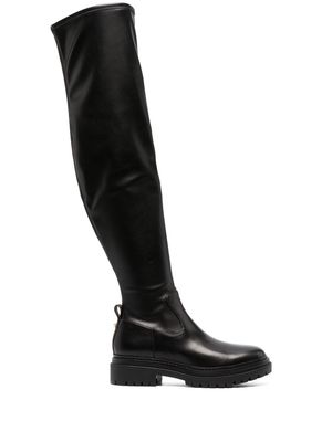 Michael Michael Kors zip-up knee-length boots - Black