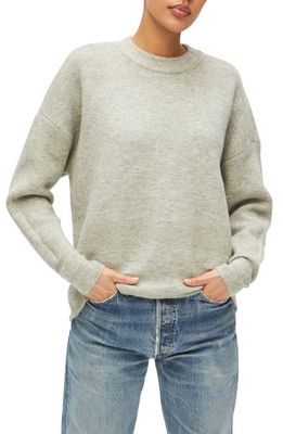 Michael Stars Maddie Crewneck Sweater in Heather Grey