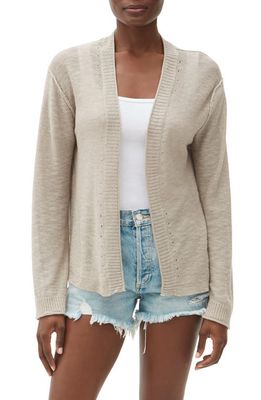 Michael Stars Madeline Open Front Cardigan in Castle