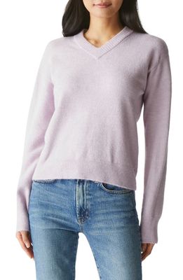 Michael Stars Wes V-Neck Sweater in Amethyst