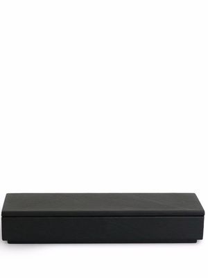Michael Verheyden grained leather pen box - Black