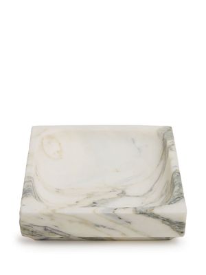 Michael Verheyden marble 15cm square tray - White