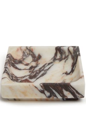 Michael Verheyden marble square tray - White