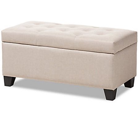 Michaela Modern and Contemporary Upholstered St orage Ottoman
