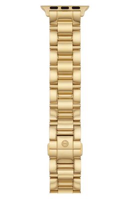 MICHELE 20mm Apple Watch&reg; Bracelet Watchband in Gold