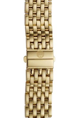 MICHELE Deco 16 16mm Bracelet Watchband in Gold