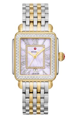 MICHELE Deco Madison Diamond Bracelet Watch