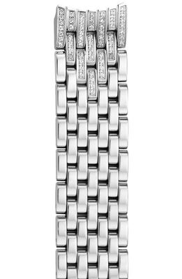 MICHELE 'Serein' 16mm Diamond Bracelet Watchband in Silver