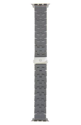MICHELE Silicone 20mm Apple Watch® Bracelet Watchband in Slate