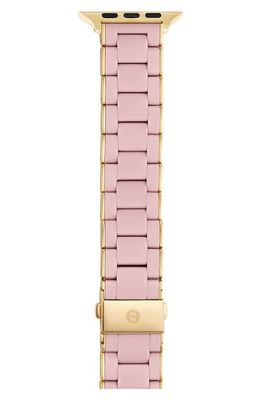 MICHELE Silicone 20mm Apple Watch® Watchband in Pink