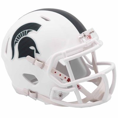 Michigan State Spartans Riddell 2017 Alternative White Revolution Speed Mini Football Helmet