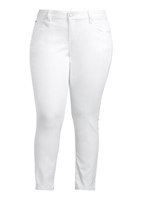 Mid-Rise Ankle Skinny Jeans
